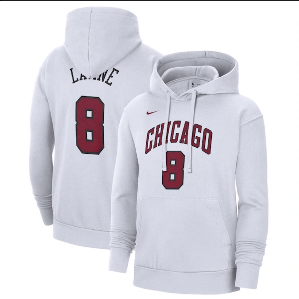 Nike Zach Lavine Chicago Bulls Hooded Sweatshirt